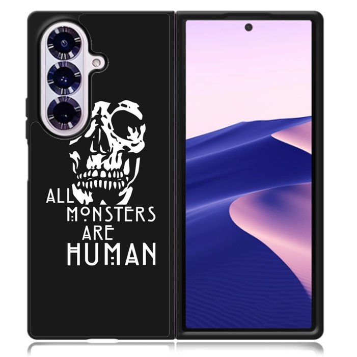 monsters are human Samsung Galaxy Z Fold 7 5G Case BC0179