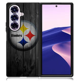 Pittsburgh Steelers Wood Samsung Galaxy Z Fold 7 5G Case BC0255