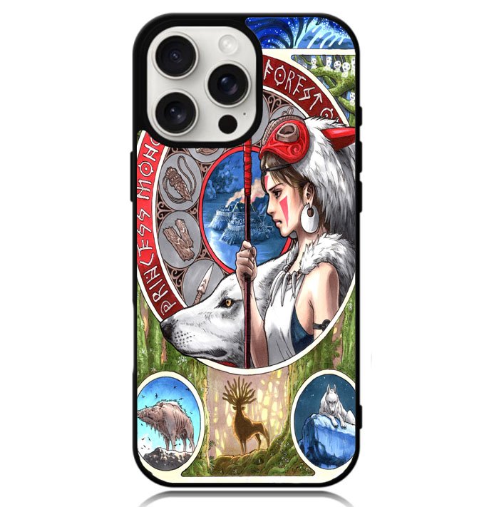 Princess Mononoke Nouveau Case iPhone 16 Pro BC0182