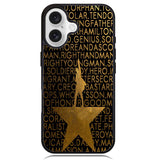 Hamilton Lyrics X4817 iPhone 16 Case