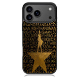 Hamilton Lyrics X4817 iPhone 17 Pro Case