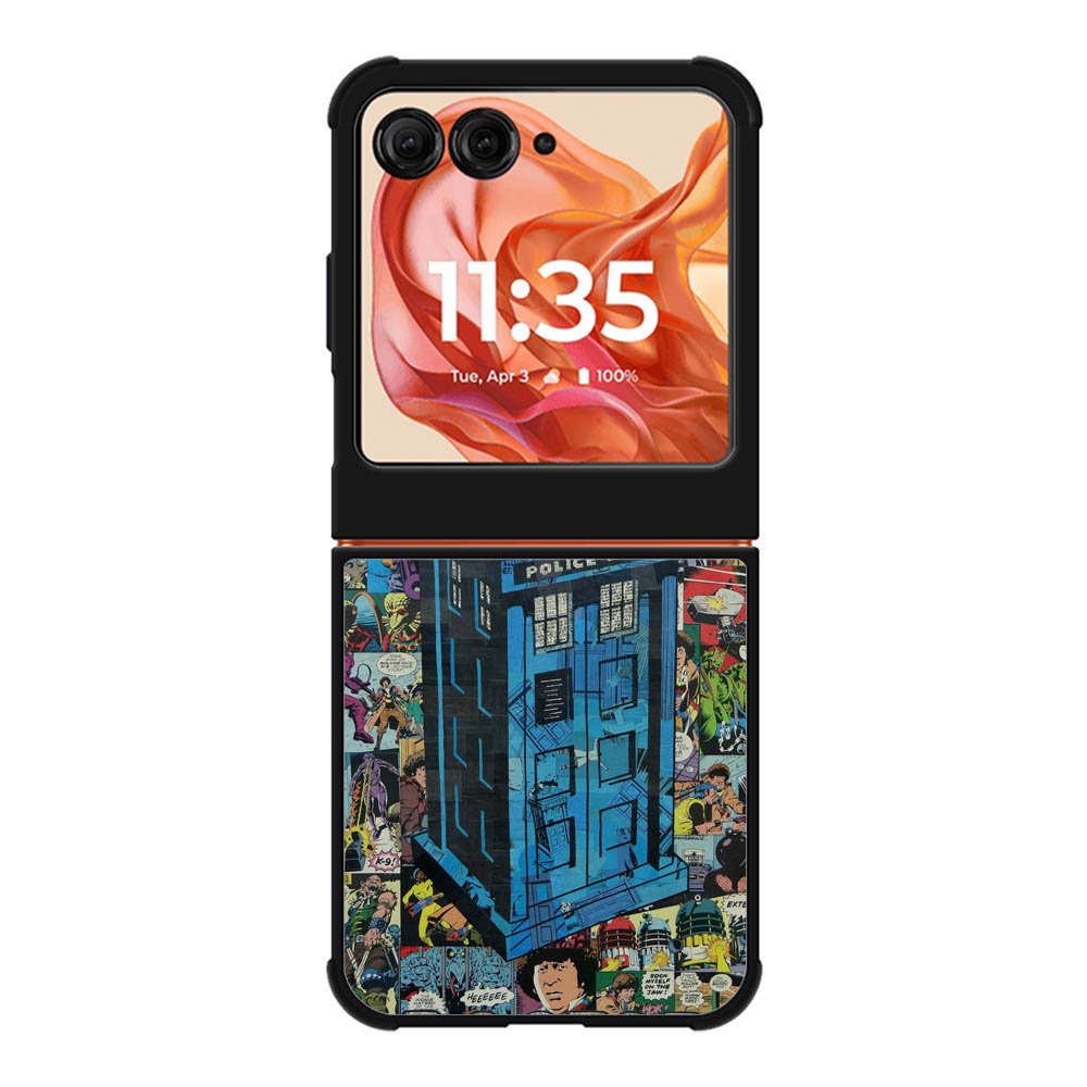 Tardis Collage Motorola Moto Razr 2025/2024 , Moto Razr 60/50 Case BC0189