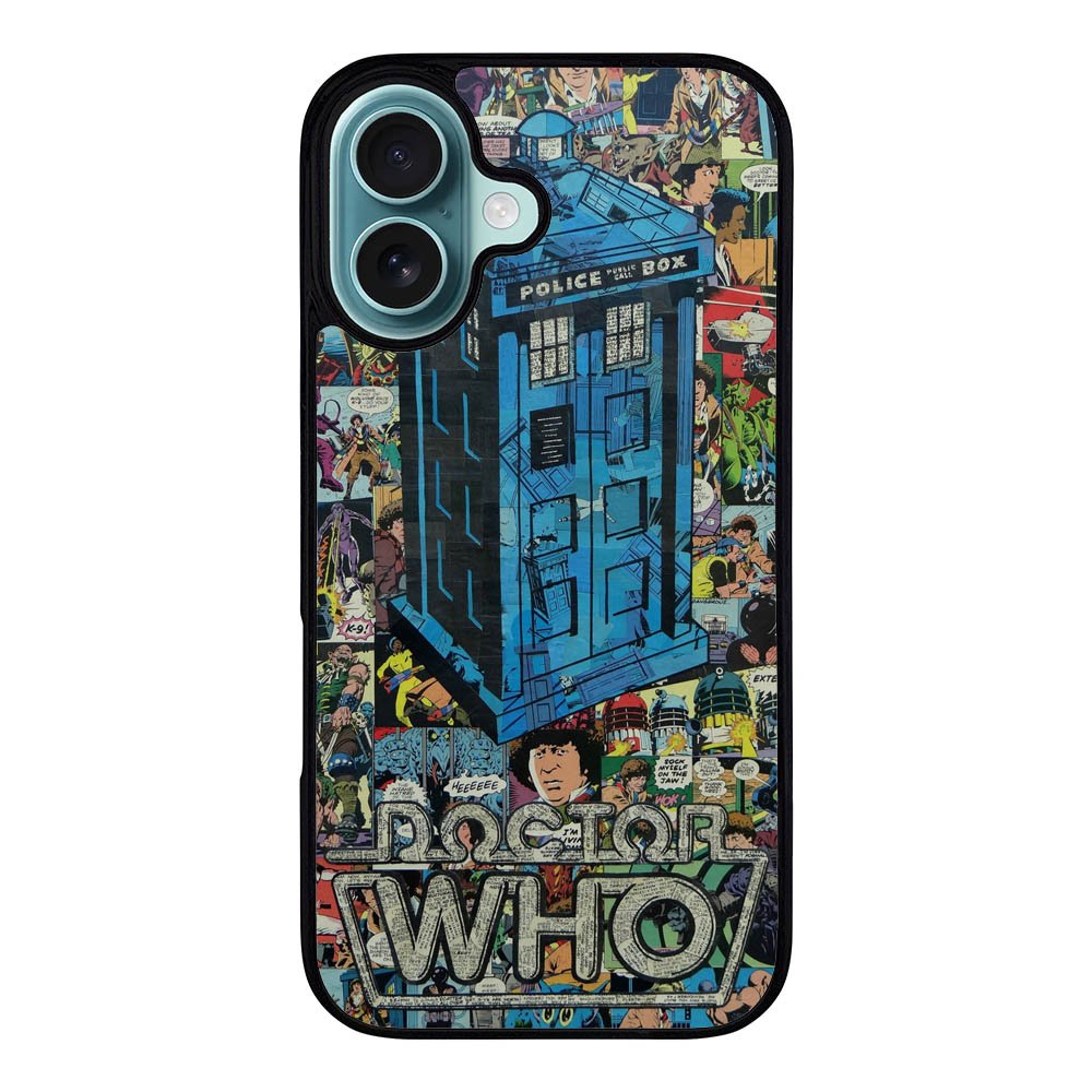 Tardis Collage Case iPhone 16 Plus BC0189
