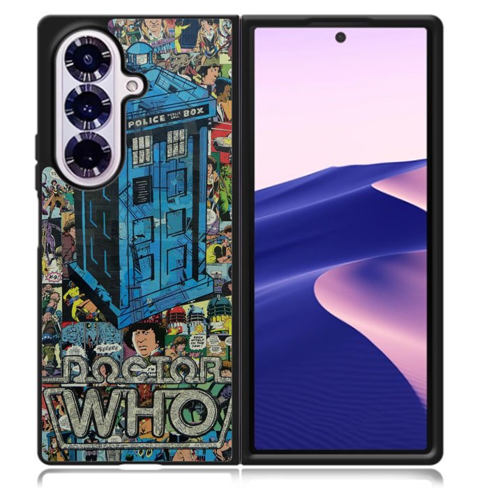 Tardis Collage Samsung Galaxy Z Fold 7 5G Case BC0189