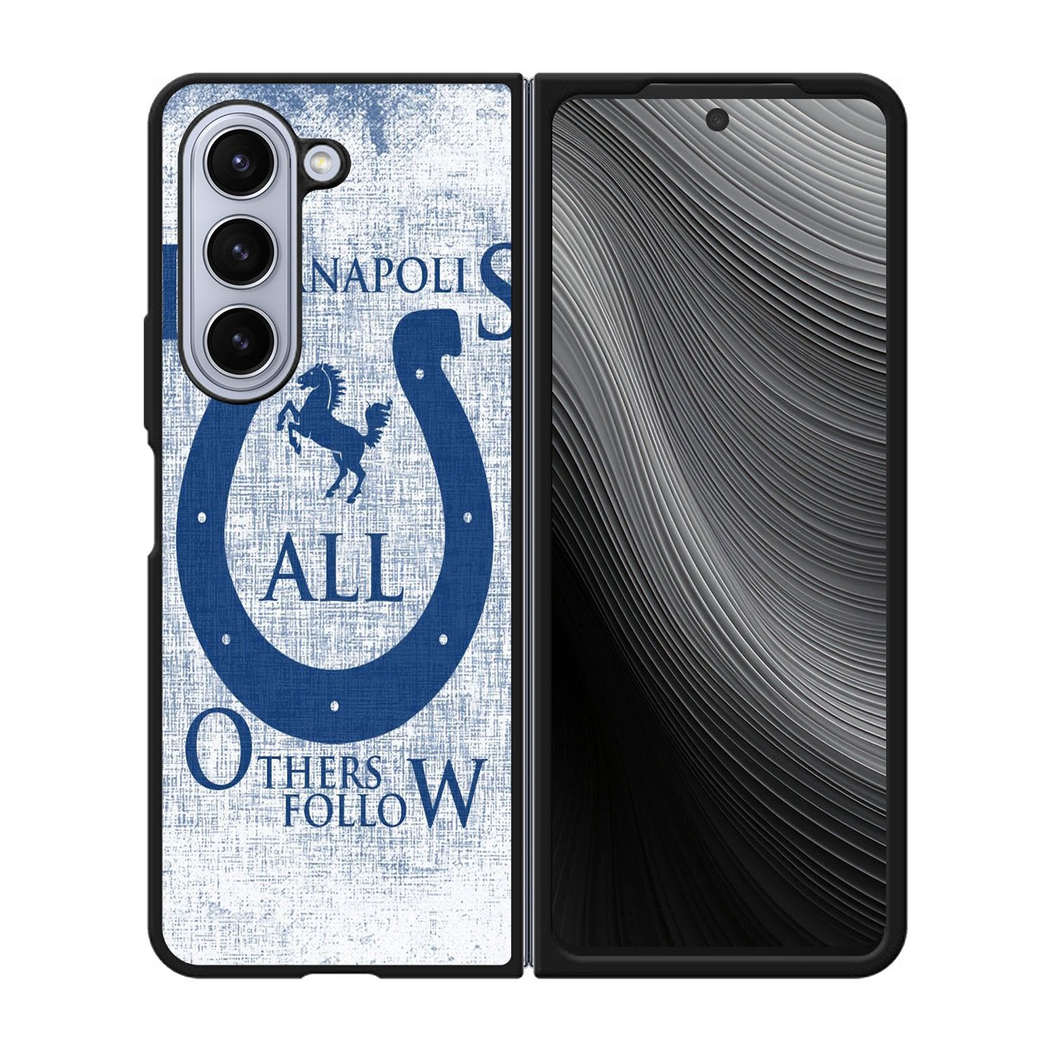 Indianapolis Colts wallpaper Case Samsung Galaxy z Fold 5 5G BC0294