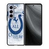Indianapolis Colts wallpaper Case Samsung Galaxy z Fold 5 5G BC0294