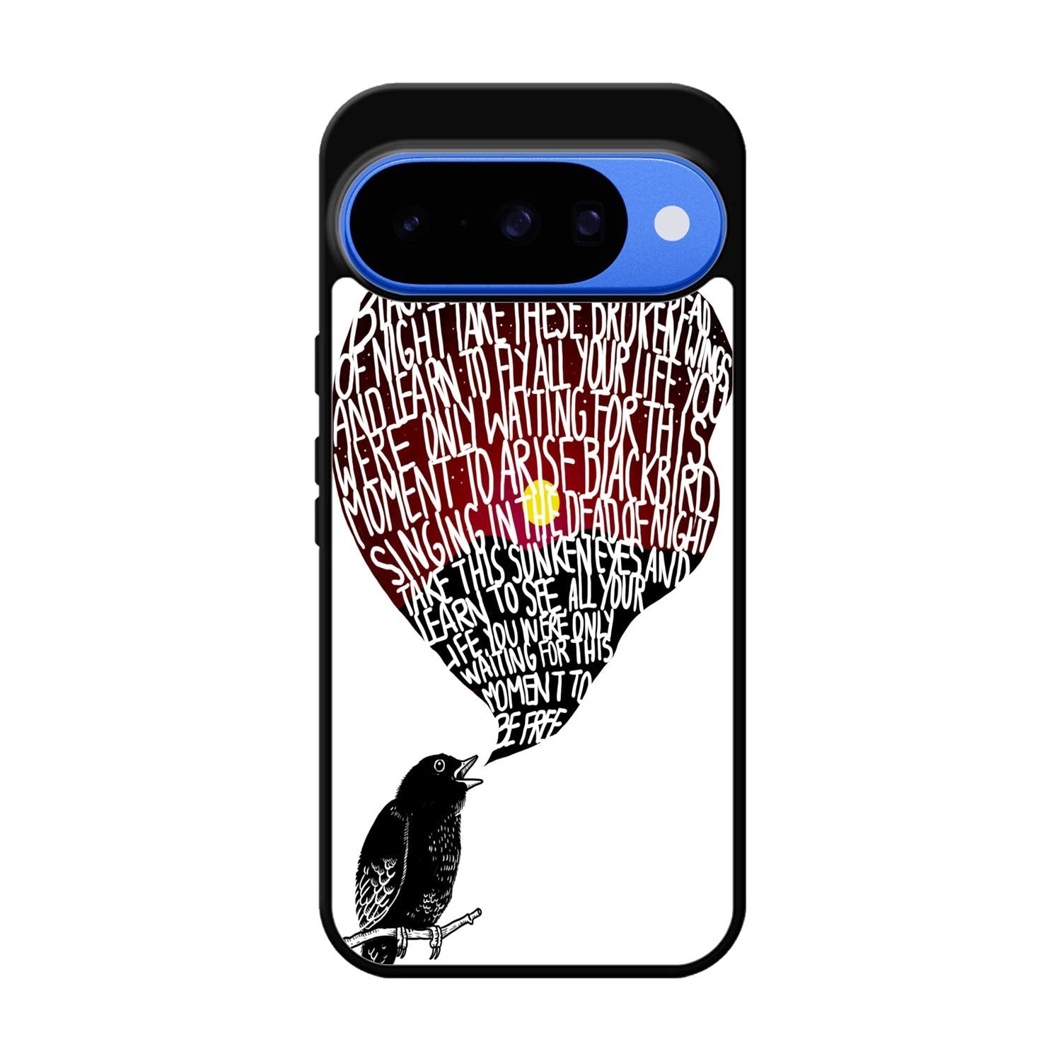 The Beatles Blackbird Lyrics X4765 Google Pixel 10 Case