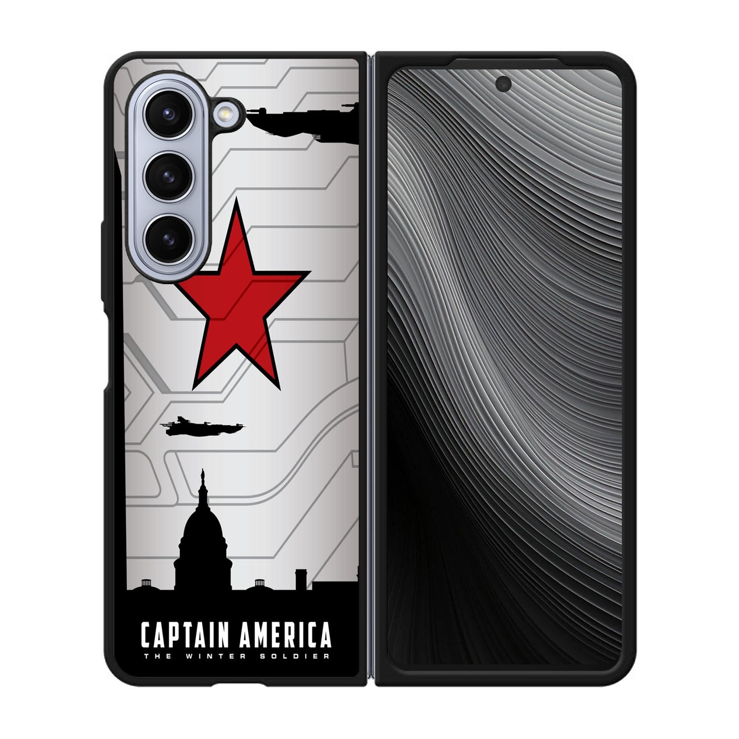Winter Soldier Star Arm Case Samsung Galaxy z Fold 5 5G BC0238