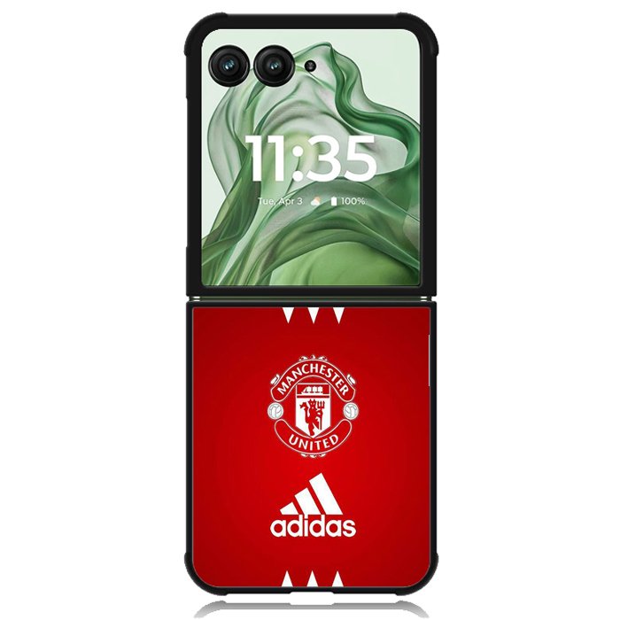 Manchester United X4785 Motorola Moto Razr+ Plus 2024/2025 Case, Motorola Razr 50 Ultra/50s Ultra Case