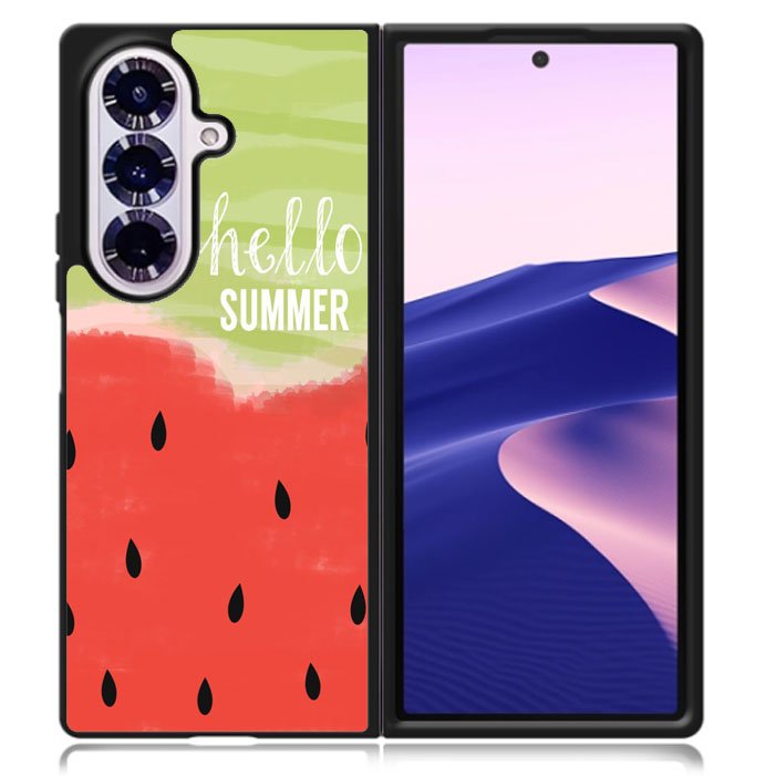 watercolor summer Samsung Galaxy Z Fold 7 5G Case BC0261