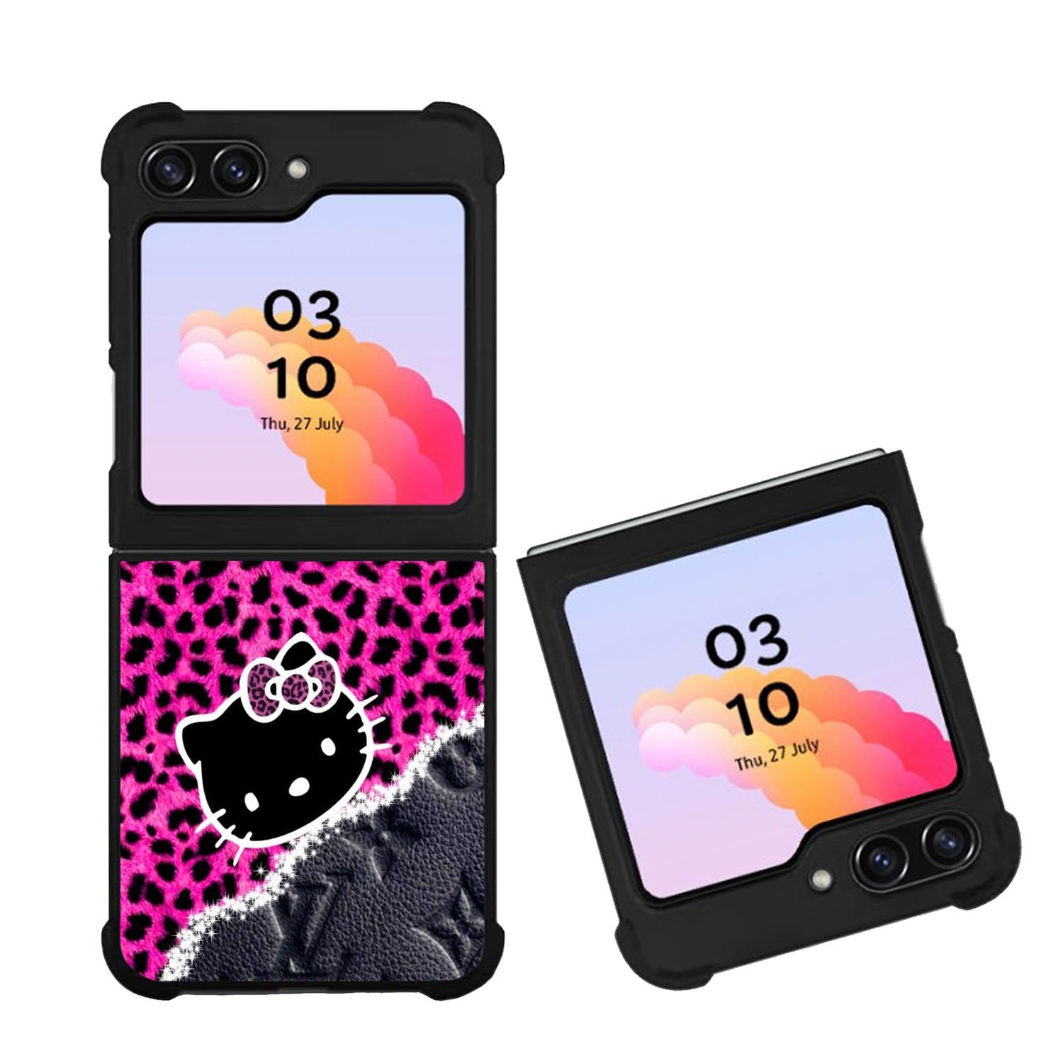 wild kitty wallpaper Case Samsung Galaxy Z Flip 5 5G BC0262