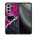wild kitty wallpaper Case Samsung Galaxy z Fold 5 5G BC0262