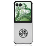 Starbucks Coffee X4793 Motorola Moto Razr+ Plus 2024/2025 Case, Motorola Razr 50 Ultra/50s Ultra Case