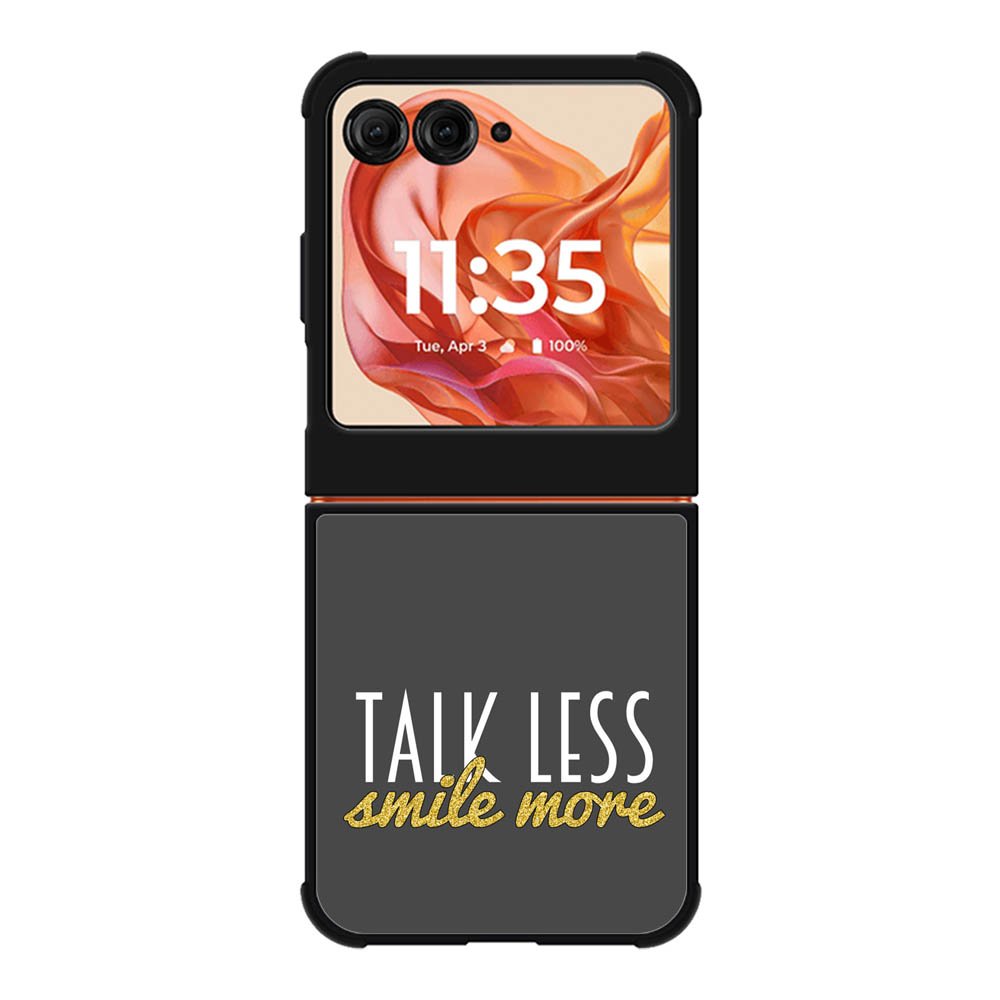 Talk Less Smile More Hamilton Motorola Moto Razr 2025/2024 , Moto Razr 60/50 Case BC0230