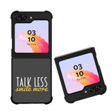 Talk Less Smile More Hamilton Case Samsung Galaxy Z Flip 5 5G BC0230