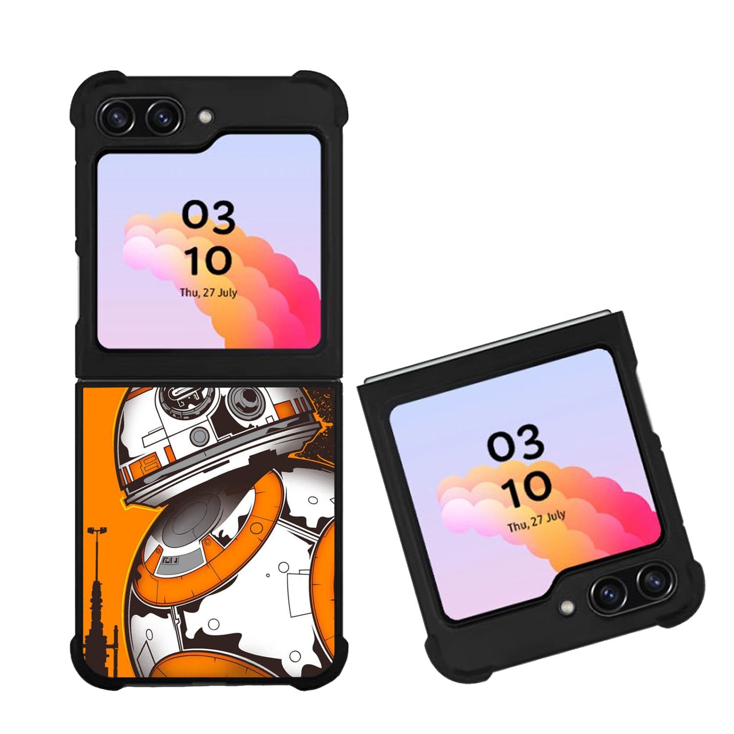 BB-8 Rolling Droid Minimalist Case Samsung Galaxy Z Flip 5 5G BC0265