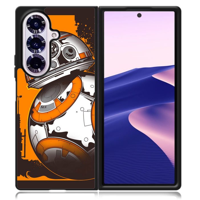 BB-8 Rolling Droid Minimalist Samsung Galaxy Z Fold 7 5G Case BC0265