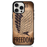 Recon Troops Attack on Titan Case iPhone 16 Pro Max BC0305