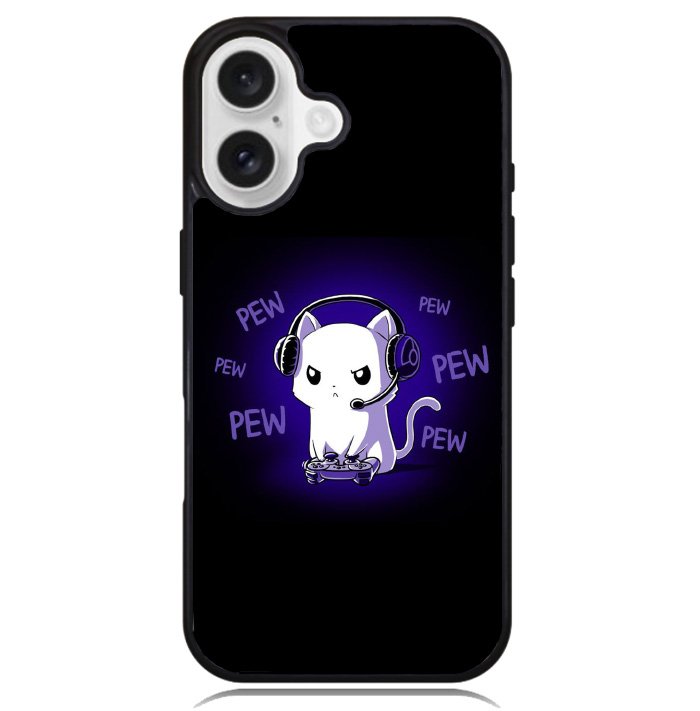 Pew Pew Kitty Case iPhone 16 BC0301