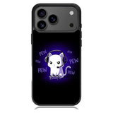 Pew Pew Kitty iPhone 17 Pro Case BC0301