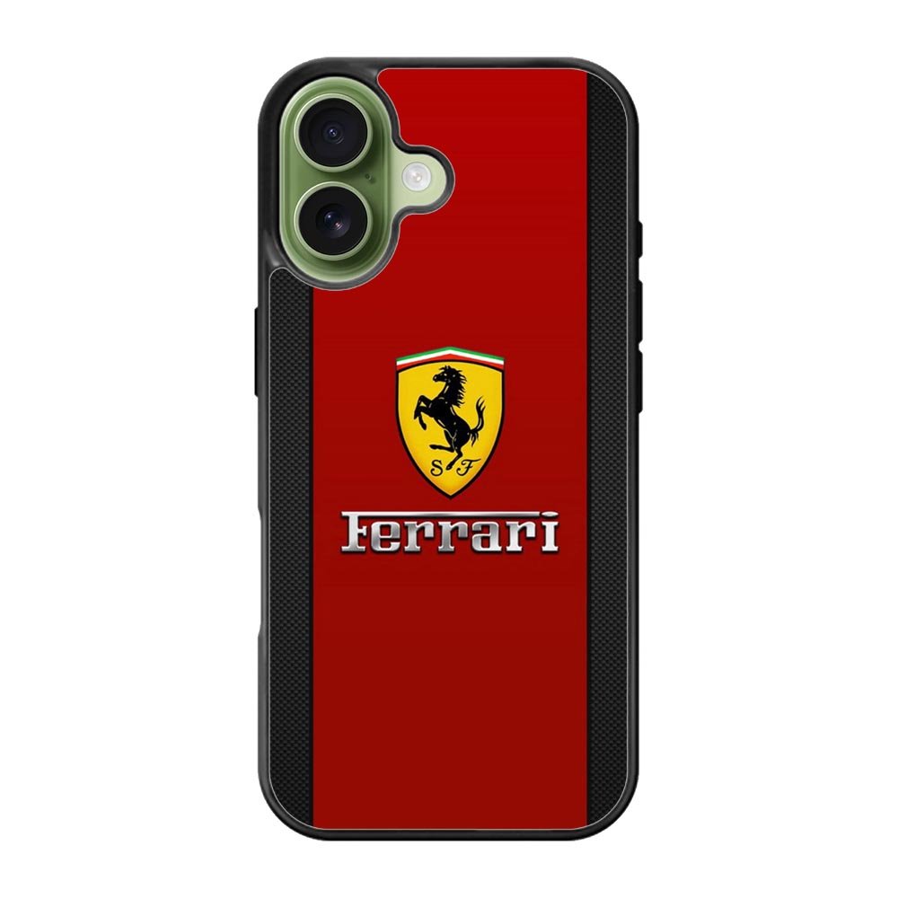 Ferrari Logo Wallpaper X4969 iPhone 17 Case