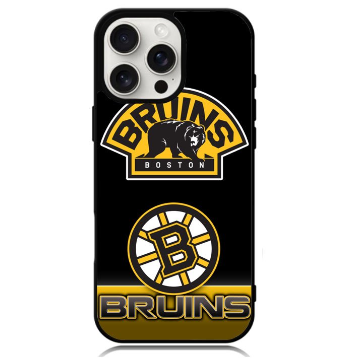 Boston Bruins Logo Case iPhone 16 Pro Max BC0320
