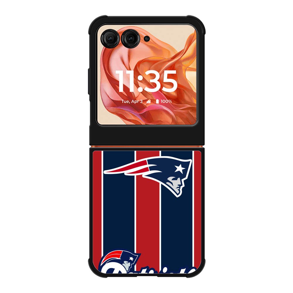 New England Patriots Motorola Moto Razr 2025/2024 , Moto Razr 60/50 Case BC0342