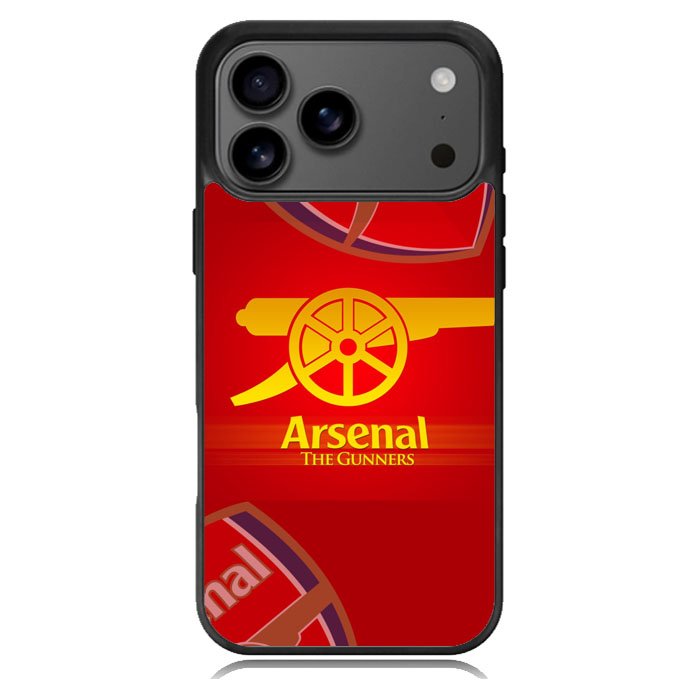 arsenal logo iPhone 17 Pro Case BC0318