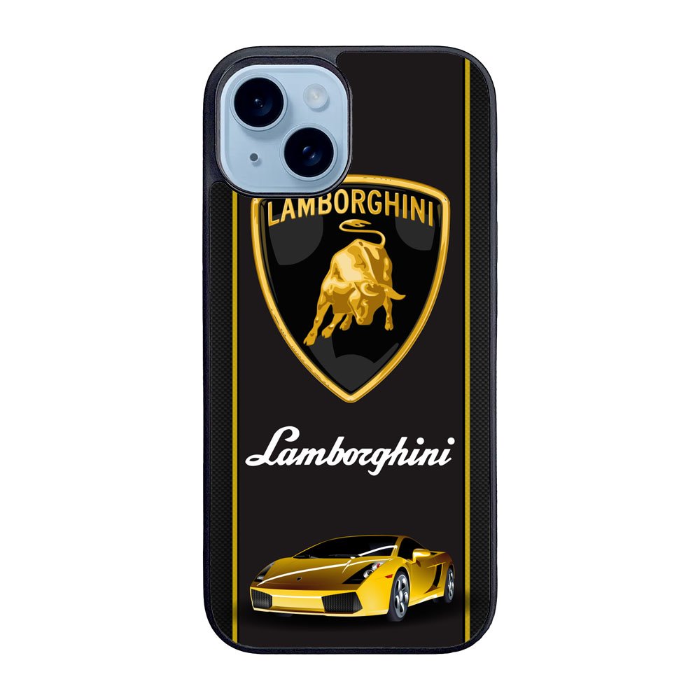 Lamborghini Logo Walpaper Case iPhone 15 BC0335