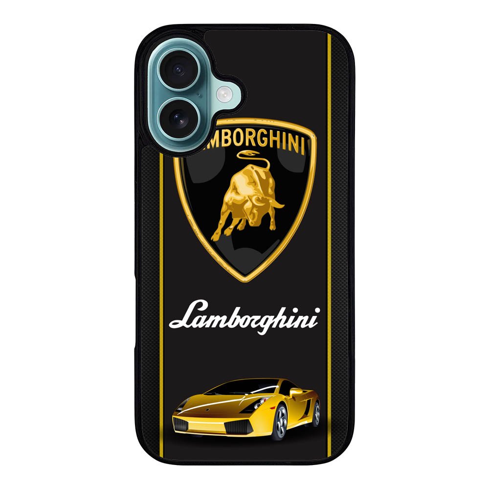 Lamborghini Logo Walpaper Case iPhone 16 Plus BC0335