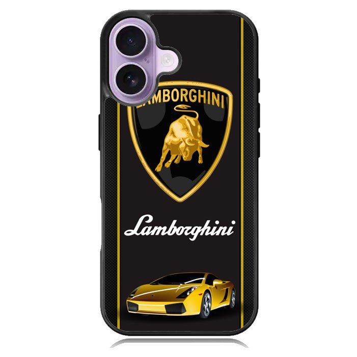 Lamborghini Logo Walpaper iPhone 17 Case BC0335