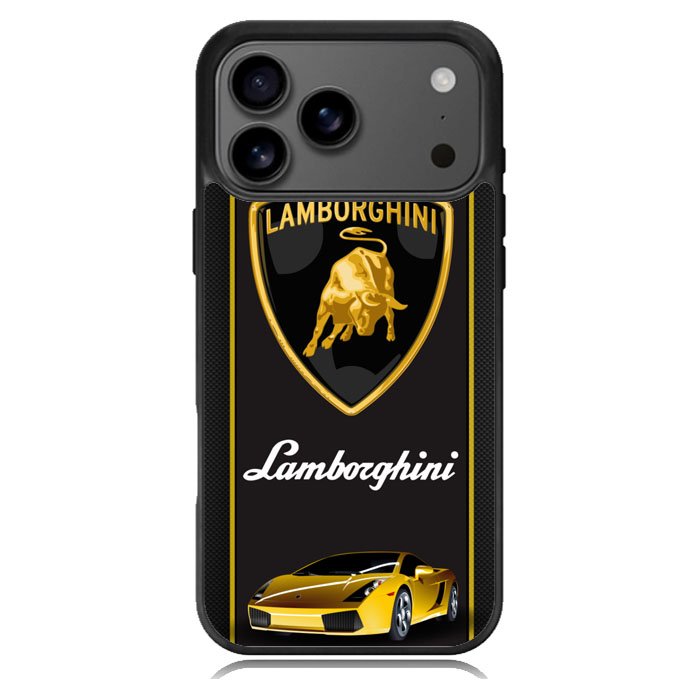 Lamborghini Logo Walpaper iPhone 17 Pro Max Case BC0335