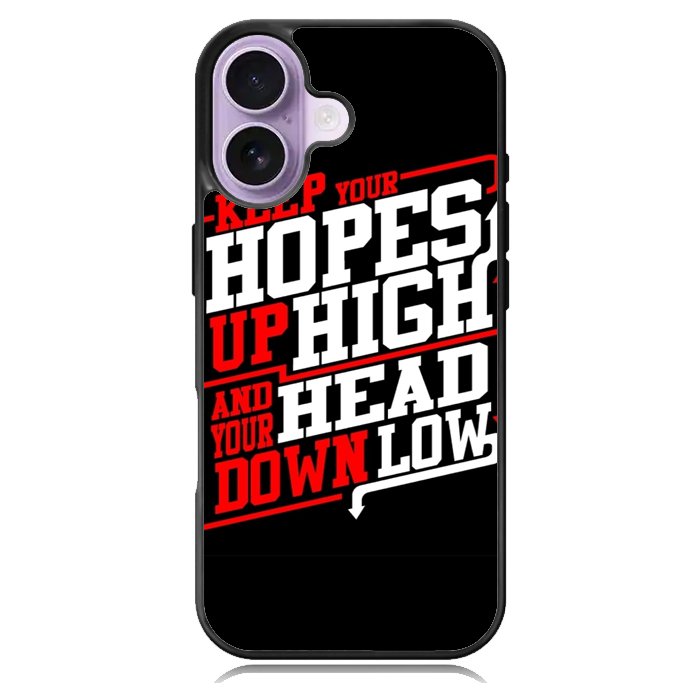 Keep Hopes High And Head X0052 iPhone 17 Case