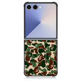 Bathing Ape camo X4908 Samsung Galaxy Z Flip 7 Case