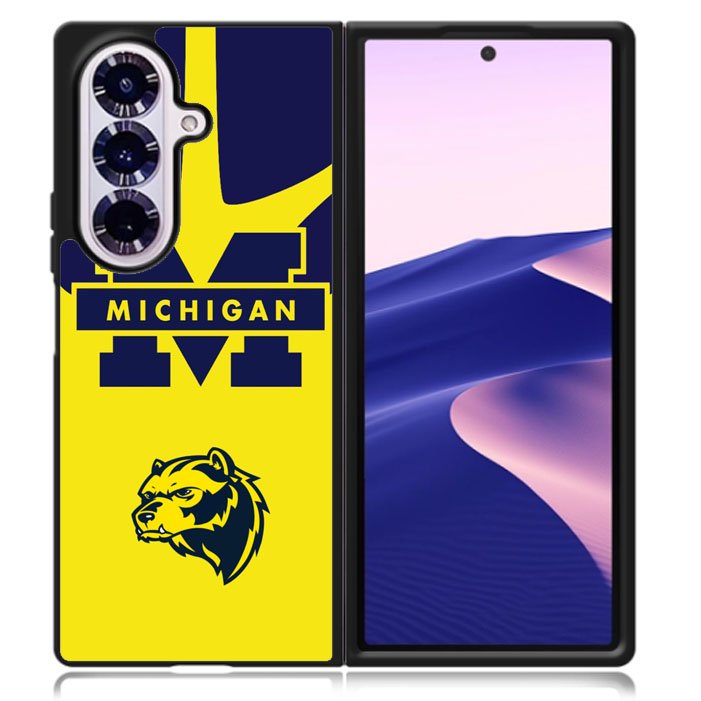 Michigan Wolverines Logo Samsung Galaxy Z Fold 7 5G Case BC0380