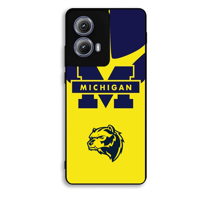 Michigan Wolverines Logo Motorola Moto Edge 2024 Case BC0380