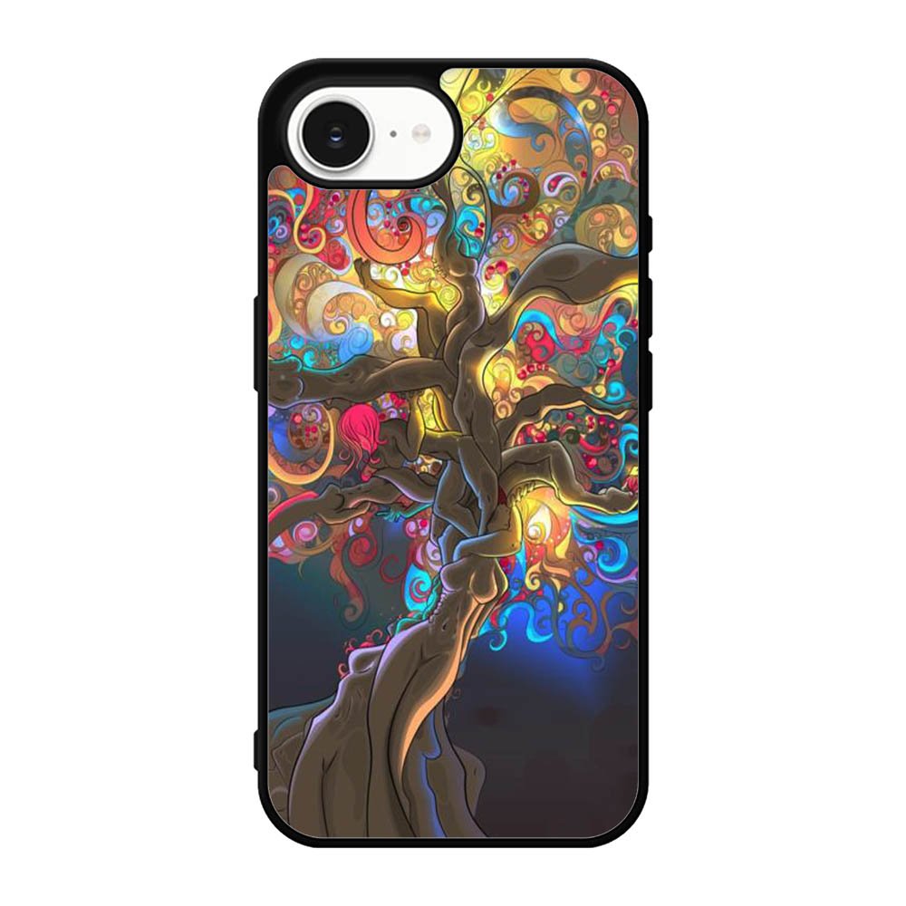 Artistic Psychedelic Womens Tree iPhone 17e Case BC0350