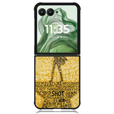 Hamilton Musical Lyrics X4979 Motorola Moto Razr+ Plus 2024/2025 Case, Motorola Razr 50 Ultra/50s Ultra Case