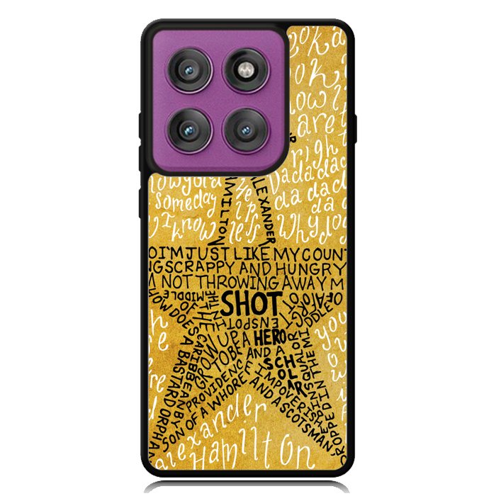 Hamilton Musical Lyrics X4979 Motorola Moto Edge 2025 | Moto Edge 60 Fusion | Moto Edge 60 Pro Case