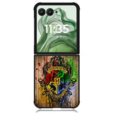 Harry Potter Hogwarts X4964 Motorola Moto Razr+ Plus 2024/2025 Case, Motorola Razr 50 Ultra/50s Ultra Case