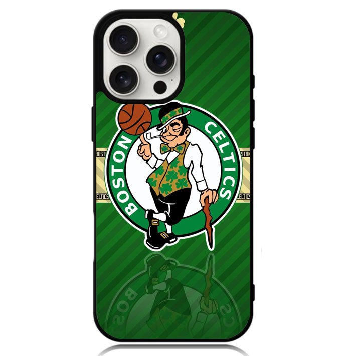 Boston Celtics logo Case iPhone 16 Pro BC0353