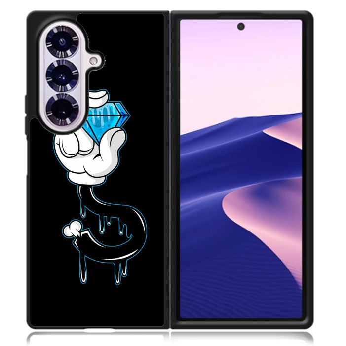 Diamond Hand Samsung Galaxy Z Fold 7 5G Case BC0420