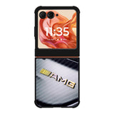 Mercedes AMG Gold Logo Motorola Moto Razr 2025/2024 , Moto Razr 60/50 Case BC0462