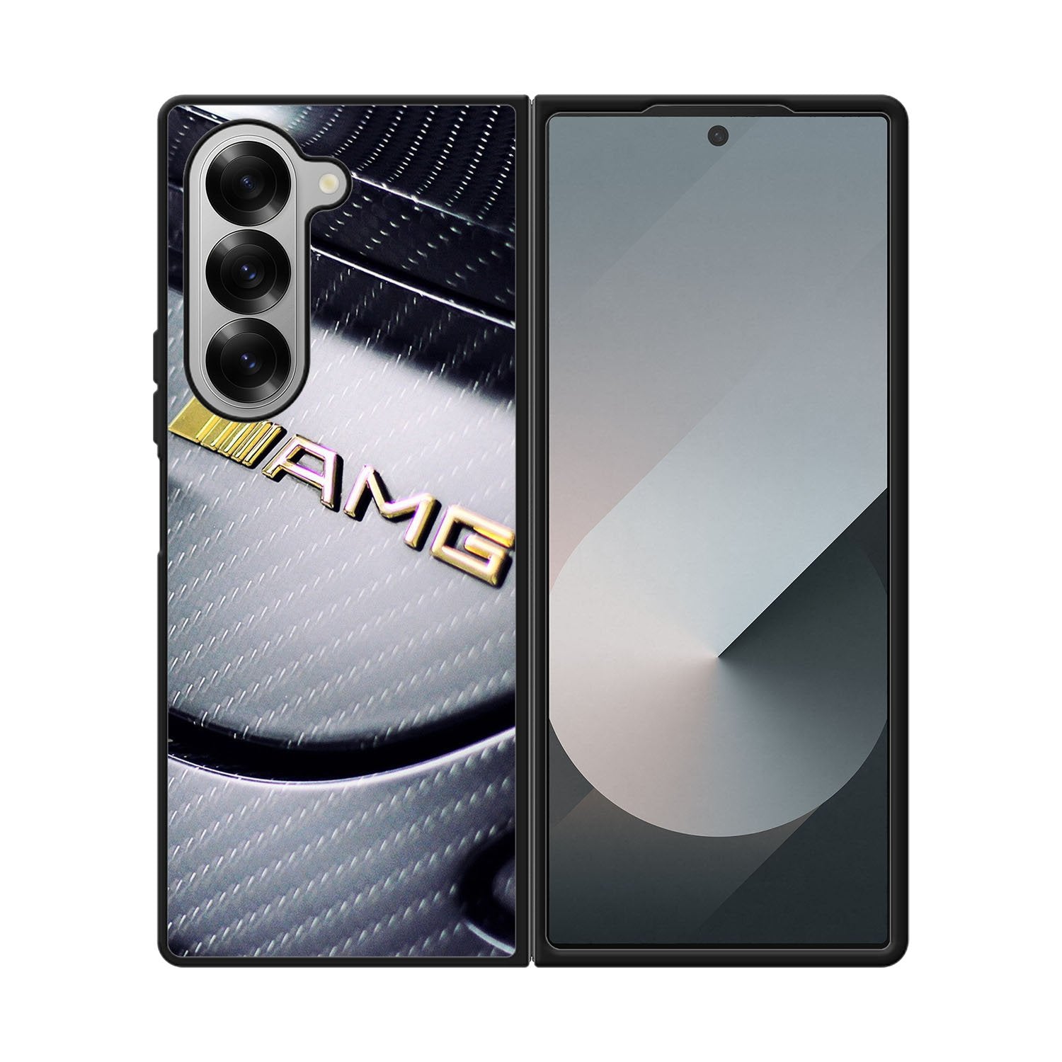 Mercedes AMG Gold Logo Case Samsung Galaxy Z Fold 6 5G BC0462