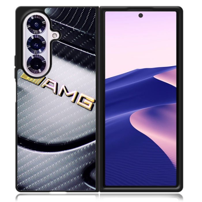Mercedes AMG Gold Logo Samsung Galaxy Z Fold 7 5G Case BC0462