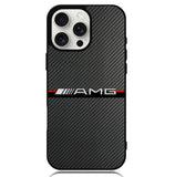 Mercedes Benz AMG Carbon Fiber Case iPhone 16 Pro Max BC0463