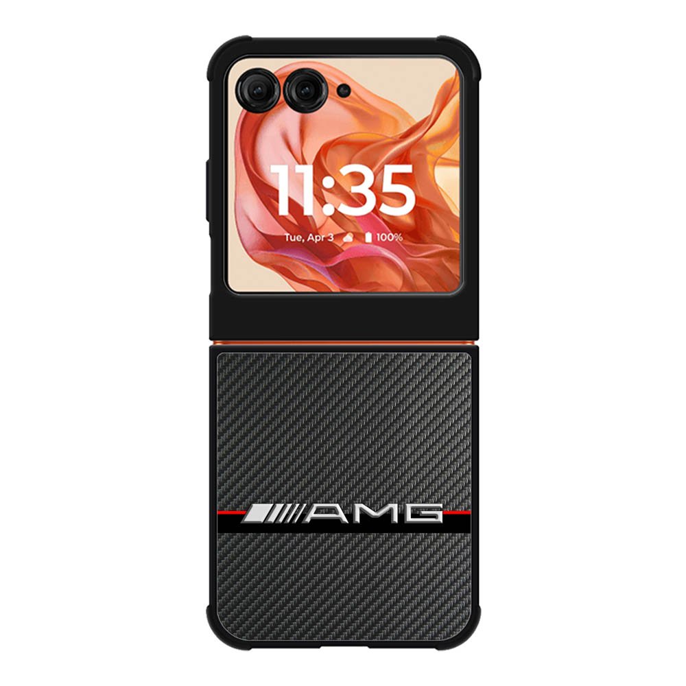 Mercedes Benz AMG Carbon Fiber Motorola Moto Razr 2025/2024 , Moto Razr 60/50 Case BC0463