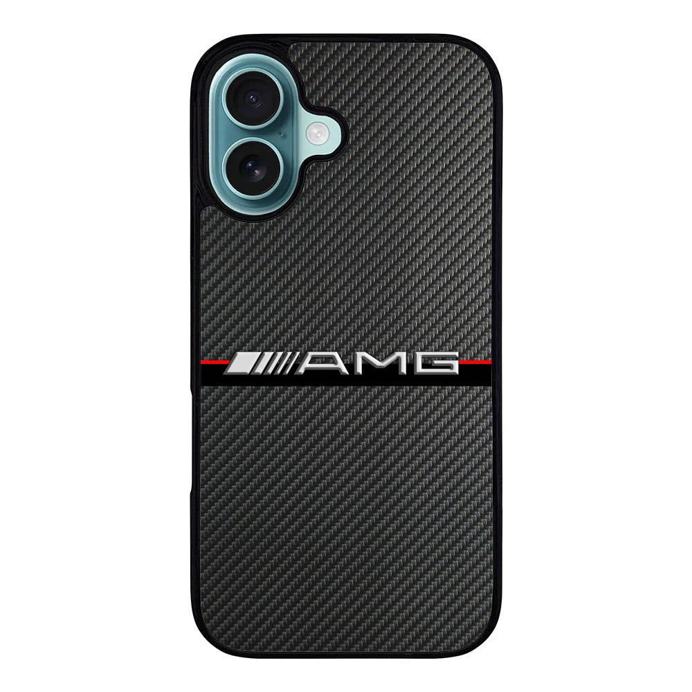 Mercedes Benz AMG Carbon Fiber Case iPhone 16 Plus BC0463