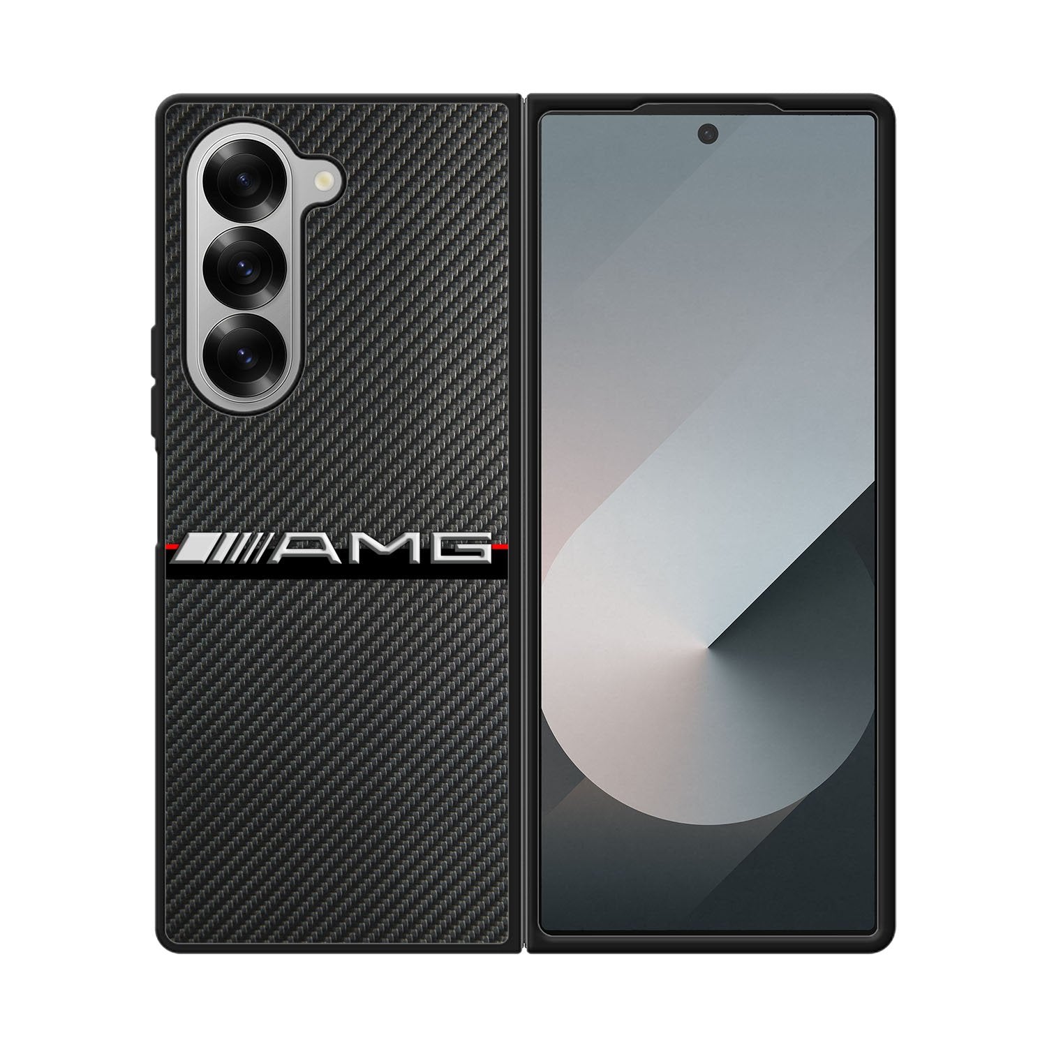Mercedes Benz AMG Carbon Fiber Case Samsung Galaxy Z Fold 6 5G BC0463