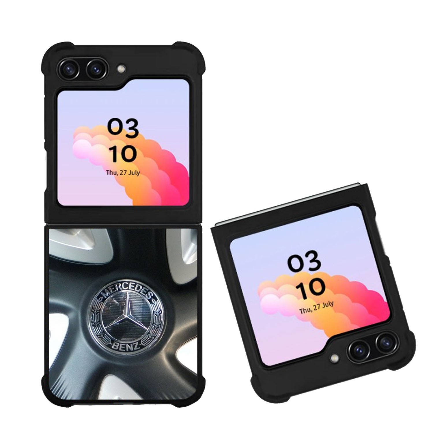 Mercedes Benz Wheel Case Samsung Galaxy Z Flip 5 5G BC0465